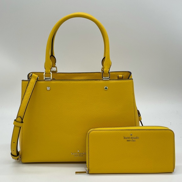 kate spade Handbags - Kate Spade Medium Triple Compartment Satchel Bag & Continental Wallet Su…